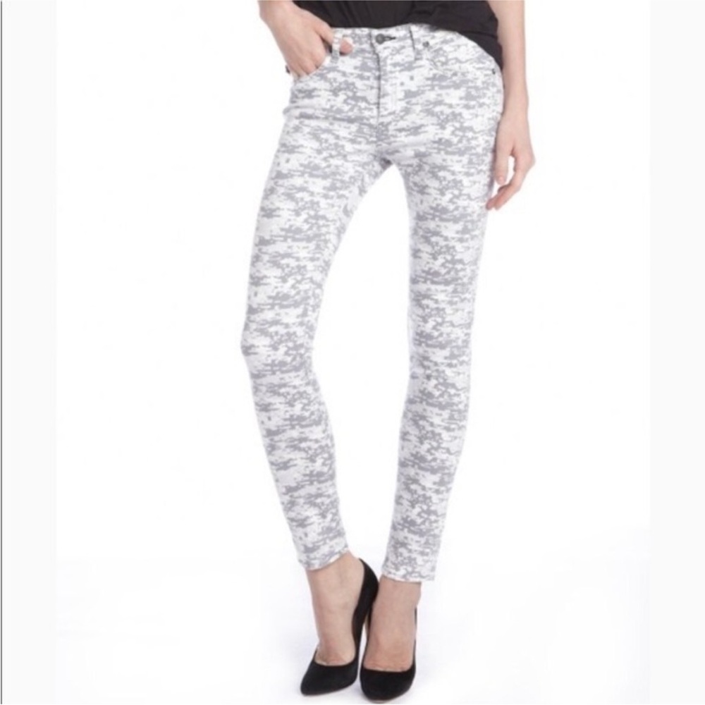 Rag & Bone Grey Camo Skinny Jeans